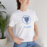 Hoggard Vikings Football Unisex Heathered Tee