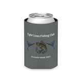 Tight Lines Fishing Club Can Cooler