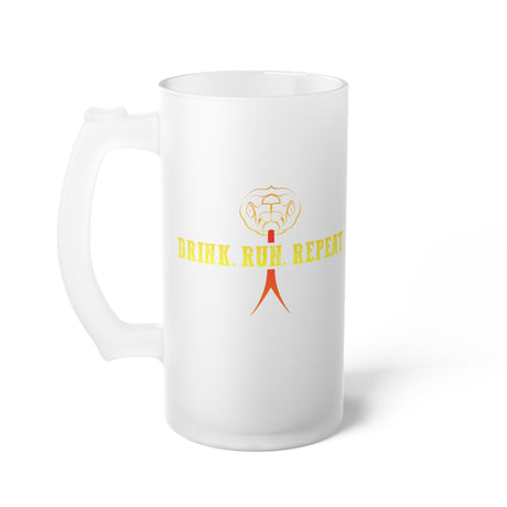 Copperhead Beer Relay Frosted Glass Beer Mug - 16 oz