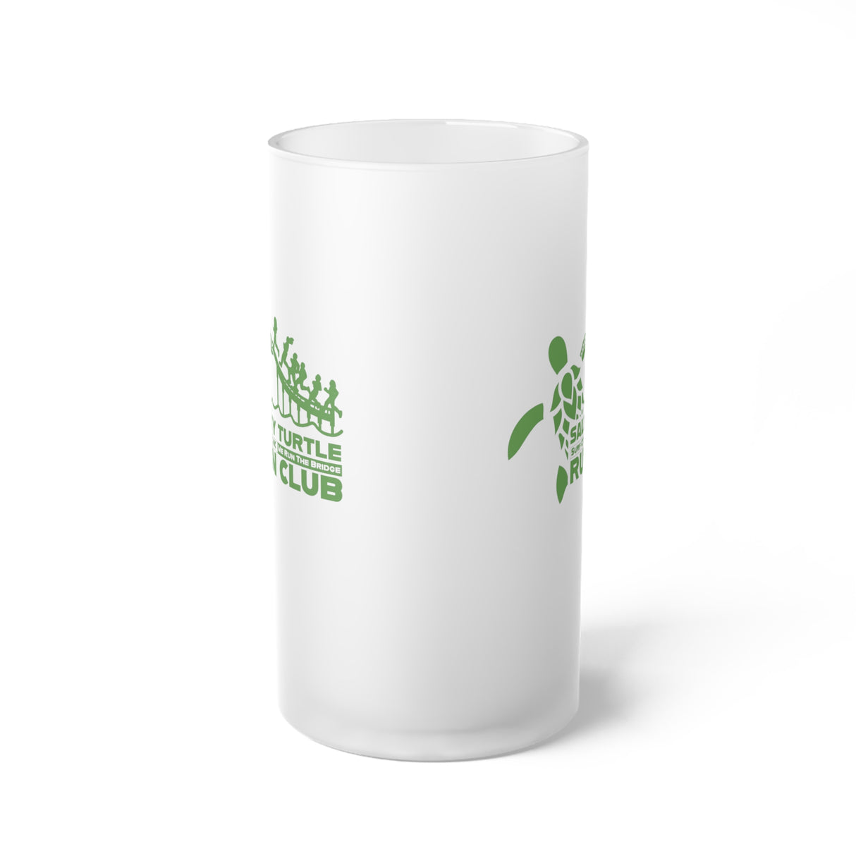 Frosted Glass Beer Mug - 16 oz