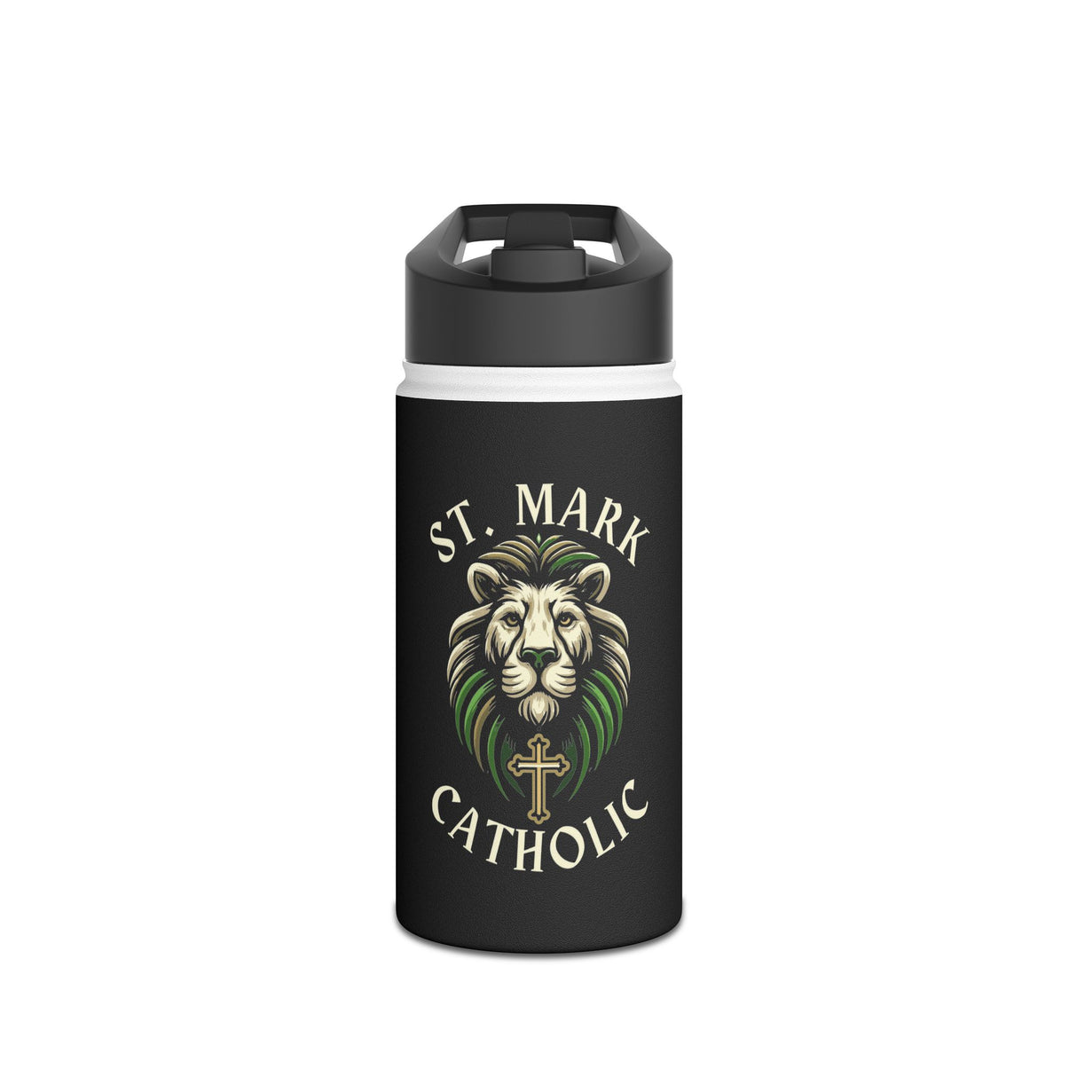 St. Mark Catholic Stainless Steel Water Bottle -  12 oz -32 oz