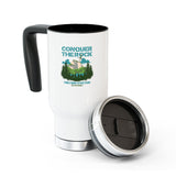 Conquer the Rock Stainless Steel Travel Mug - 14 oz