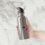 Stainless Steel Water Bottle With Straw, 20oz