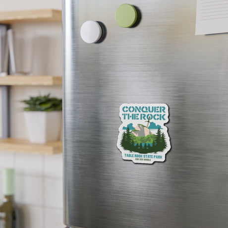 Conquer the Rock Race Magnets