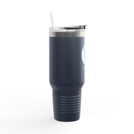 Hoggard Vikings Football 40oz Insulated Stainless Steel Tumbler
