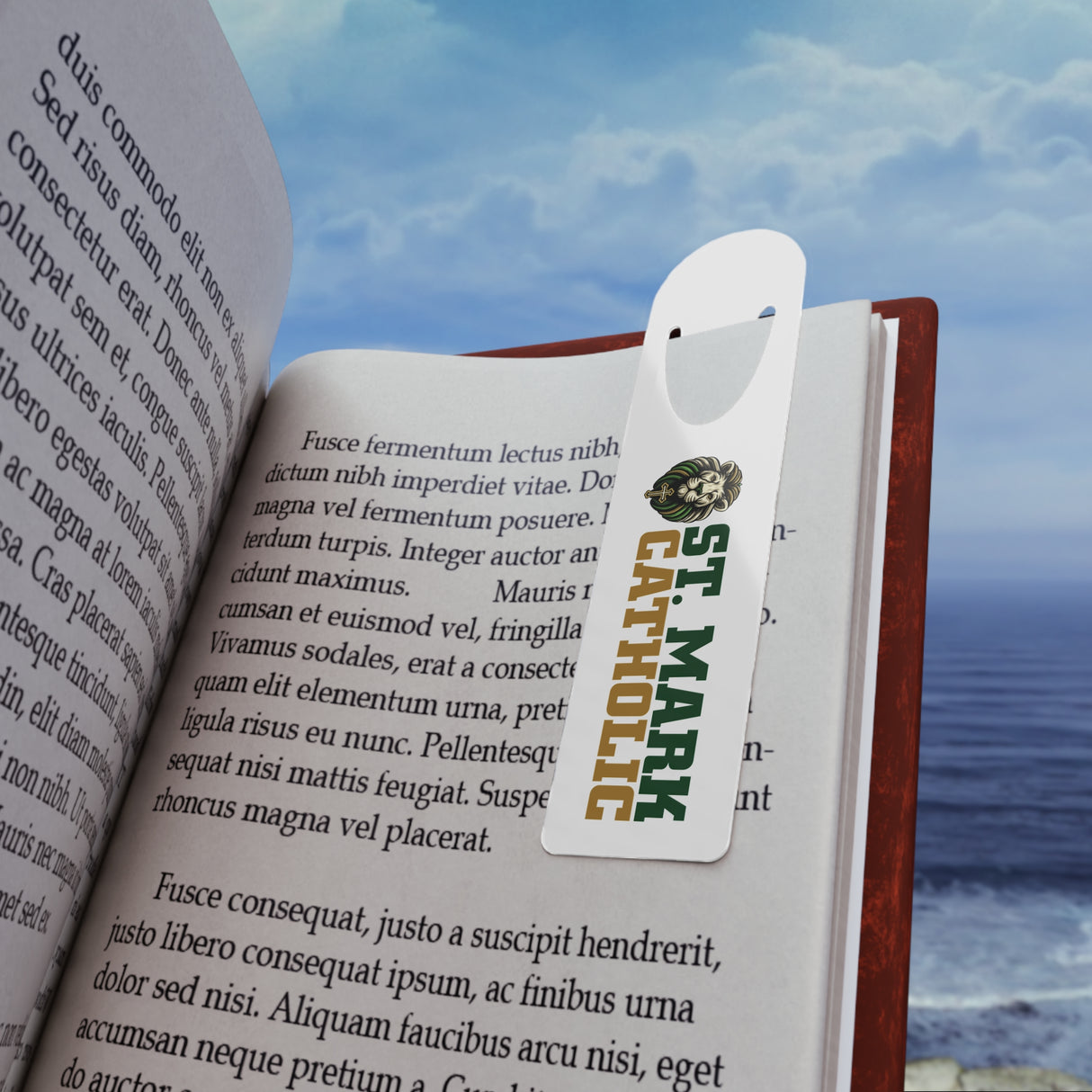 St. Mark Catholic Stainless Steel Bookmark