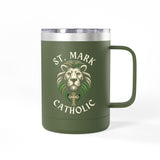 St. Mark Catholic Coffee Mug Tumbler, 15 oz