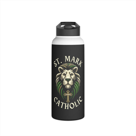 St. Mark Catholic Stainless Steel Water Bottle -  12 oz -32 oz