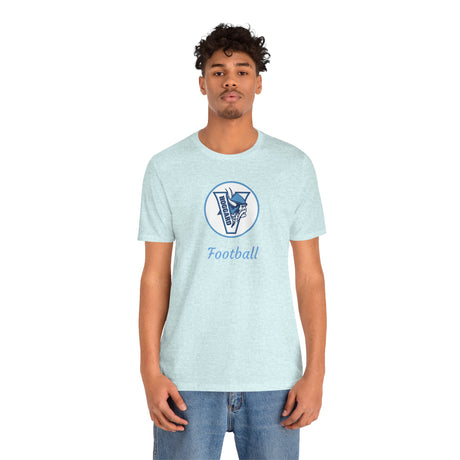 Hoggard Vikings Football Unisex Heathered Tee