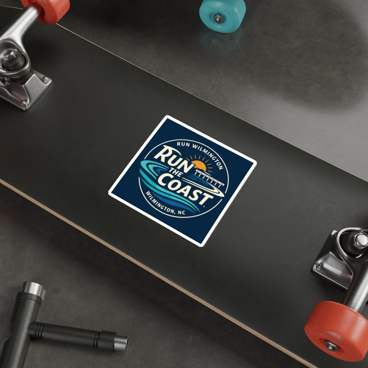 Run the Coast Vinyl Decal