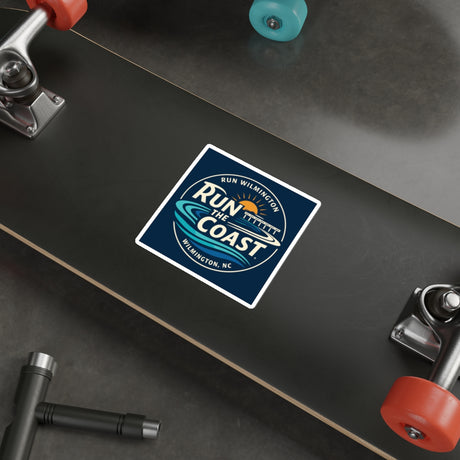 Run the Coast Vinyl Decal