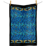 Tiffany Dragonfly Cotton Tea Towel – Flat Weave, Absorbent