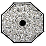 Tiffany Magnolia Travel Umbrella – Compact, One-Touch Open & Close
