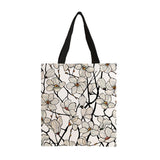 Tiffany Magnolia Canvas Magazine Tote – Slim Vertical Tote Bag