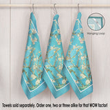 van Gogh Almond Blossom Cotton Tea Towel – Flat Weave, Absorbent