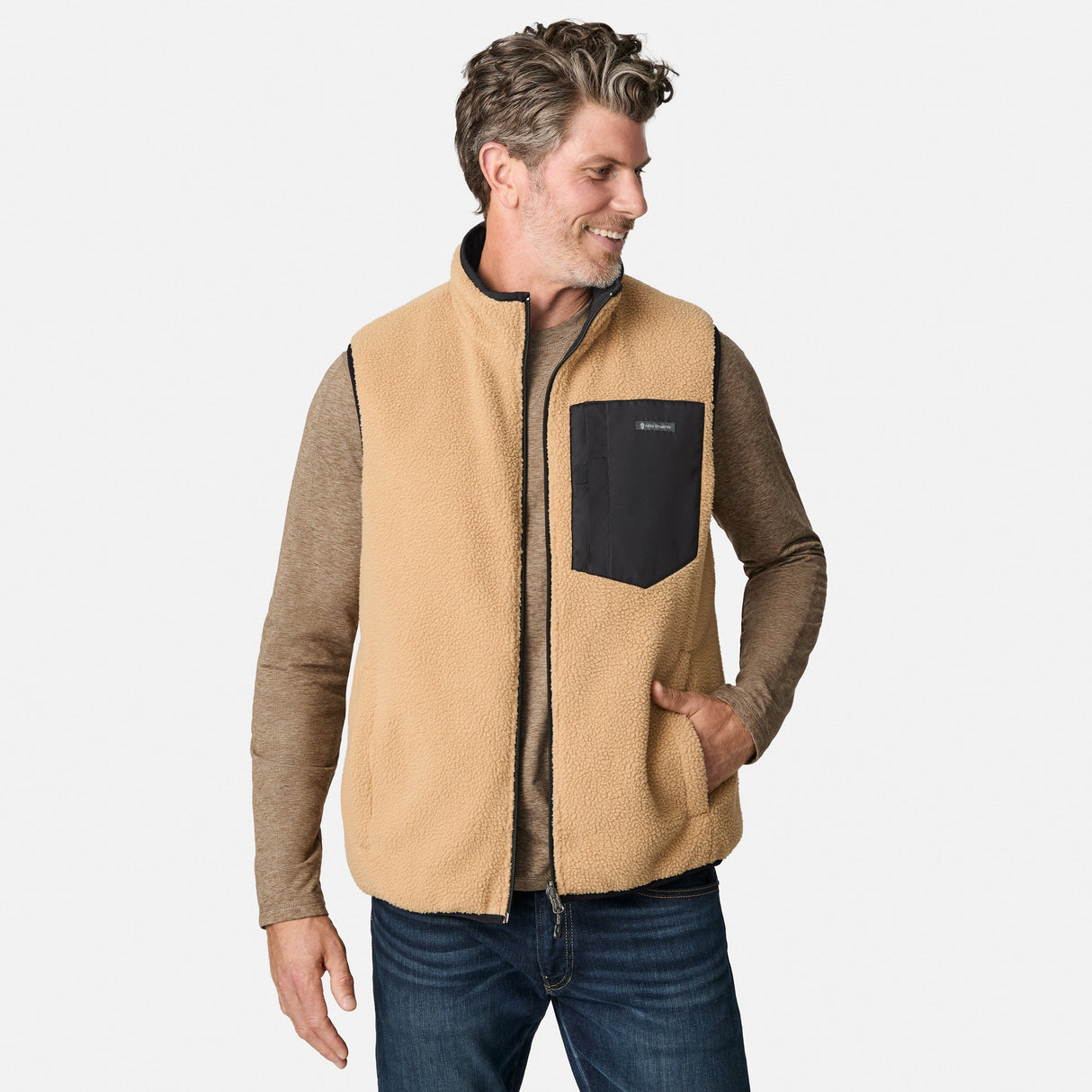 Men's Atlas II Quilted Reversible Sherpa Vest