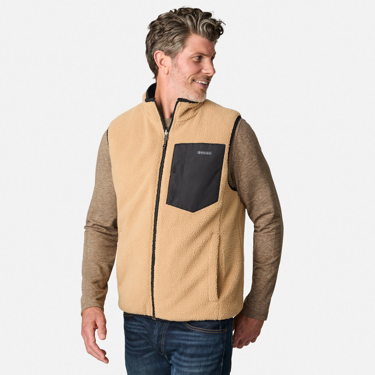 Men's Atlas II Quilted Reversible Sherpa Vest