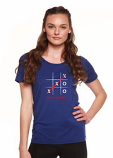 Maybe Tomorrow Women's Bamboo Sleeve Scoop Neck Graphic T-Shirt