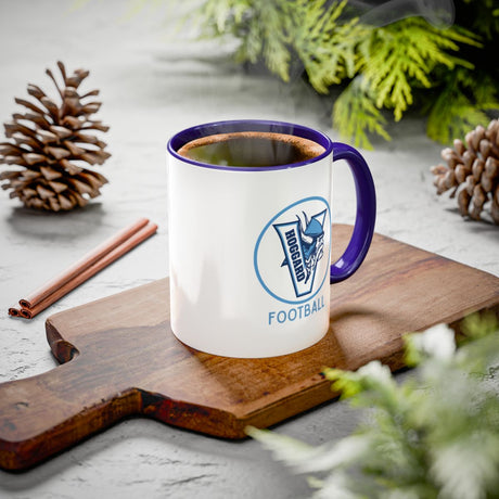 Hoggard Vikings Football Color Accent Mug —  11oz/15oz