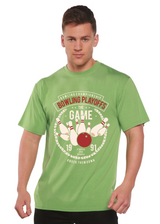 Bowling Playoffs Men's Bamboo Viscose/Organic Cotton Short Sleeve Graphic T-Shirt