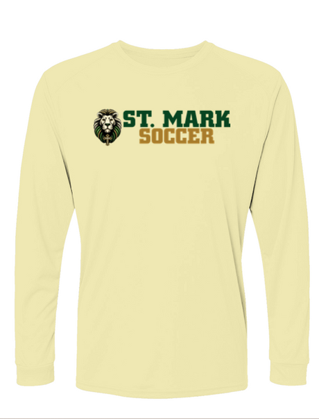 St. Mark Catholic Soccer L/S Performance Tee w/ SPF 50+