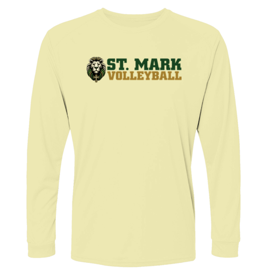 St. Mark Catholic Volleyball L/S Performance Tee w/ SPF 50+