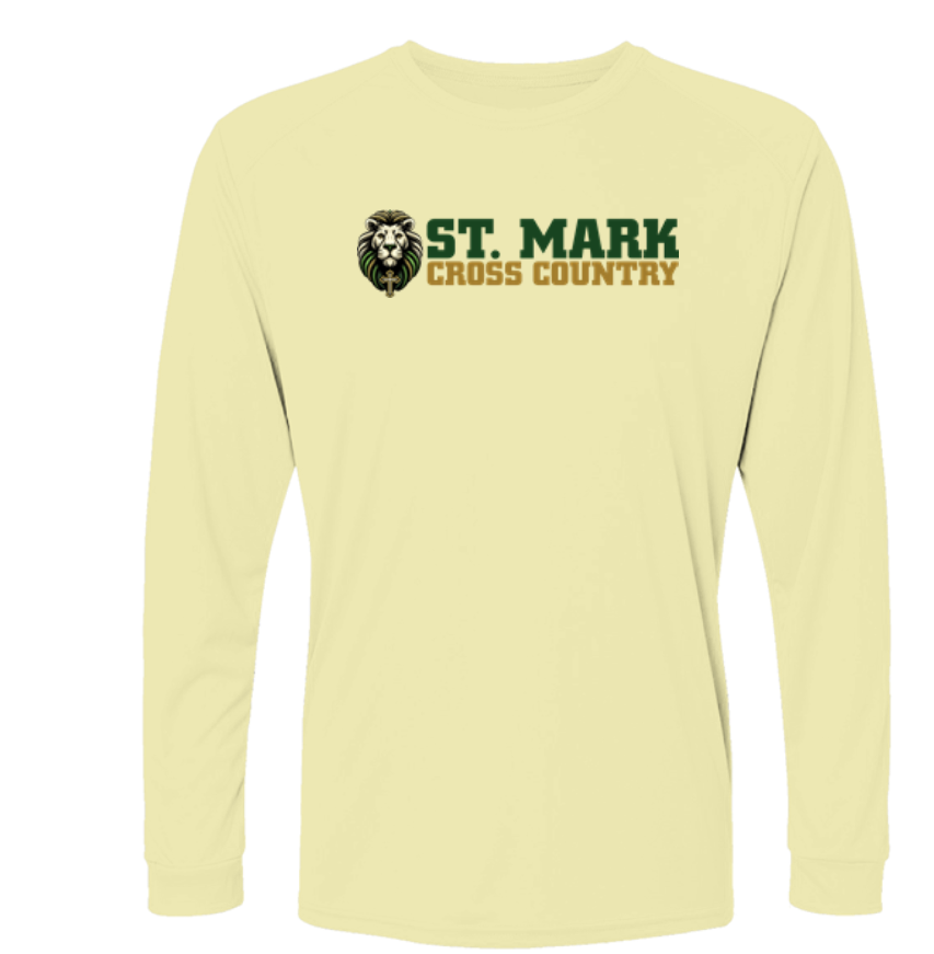 St. Mark Catholic Cross Country L/S Performance Tee w/ SPF 50+