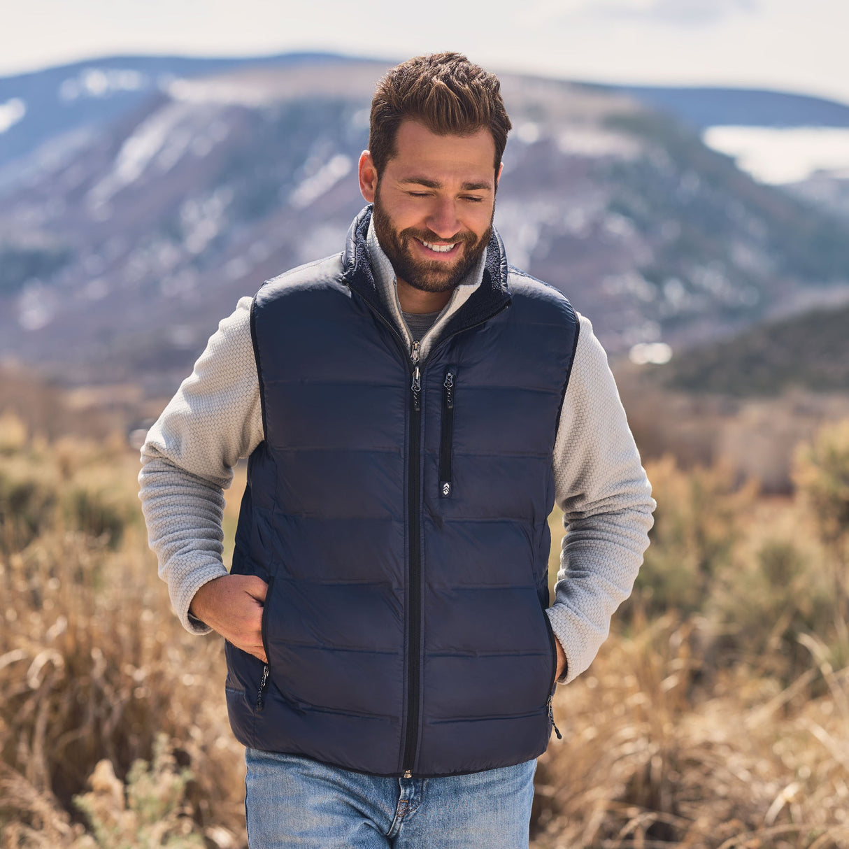 Men's Pine Creek Quilted Reversible Vest