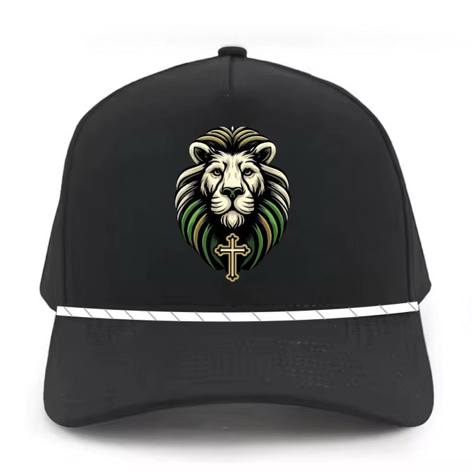 Lion Pride Ripstop Rope Hat with PVC Rubber Patch