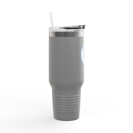Hoggard Vikings Football 40oz Insulated Stainless Steel Tumbler
