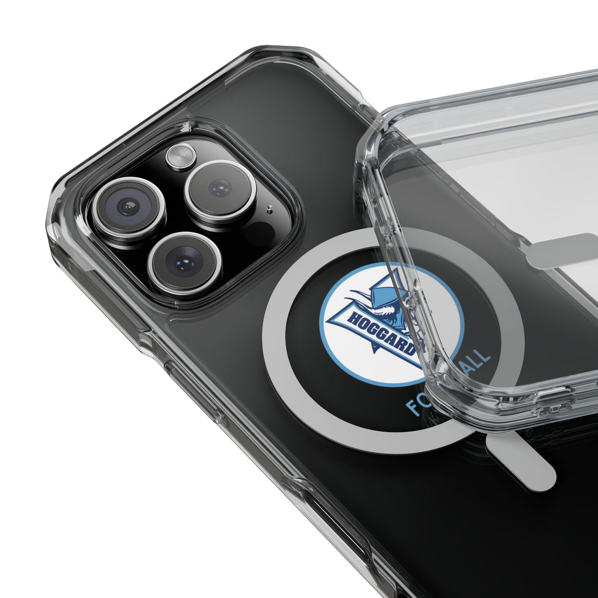Hoggard Vikings Football Clear Magnetic MagSafe iPhone Case