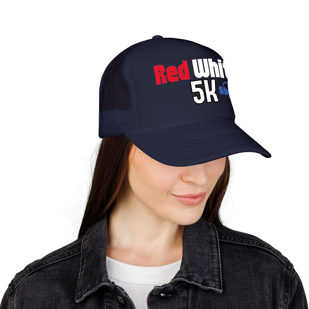 Red White & Brew 5K Foam Trucker Hat