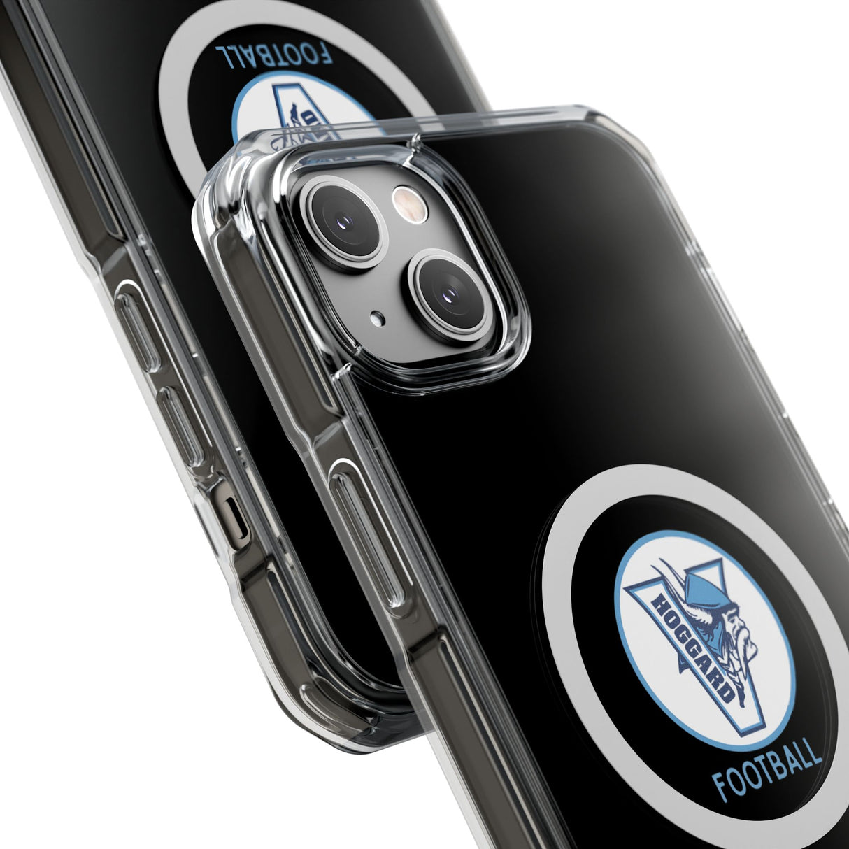 Hoggard Vikings Football Clear Magnetic MagSafe iPhone Case
