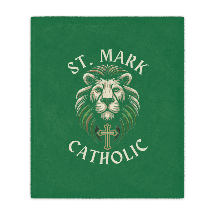 St. Mark Catholic Minky Fleece Blanket