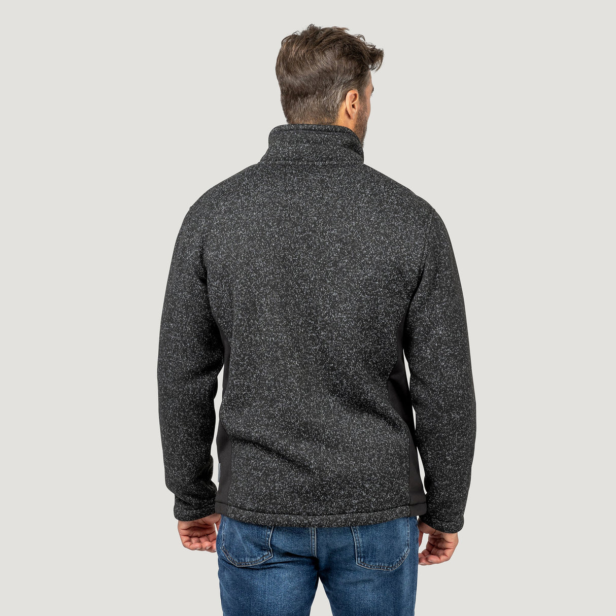 Men's Badland Textured Mountain Fleece Jacket