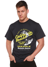 Ride The Waves Spun Bamboo® Men's Bamboo Viscose/Organic Cotton Short Sleeve Graphic T-Shirt