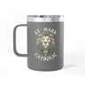St. Mark Catholic Coffee Mug Tumbler, 15 oz