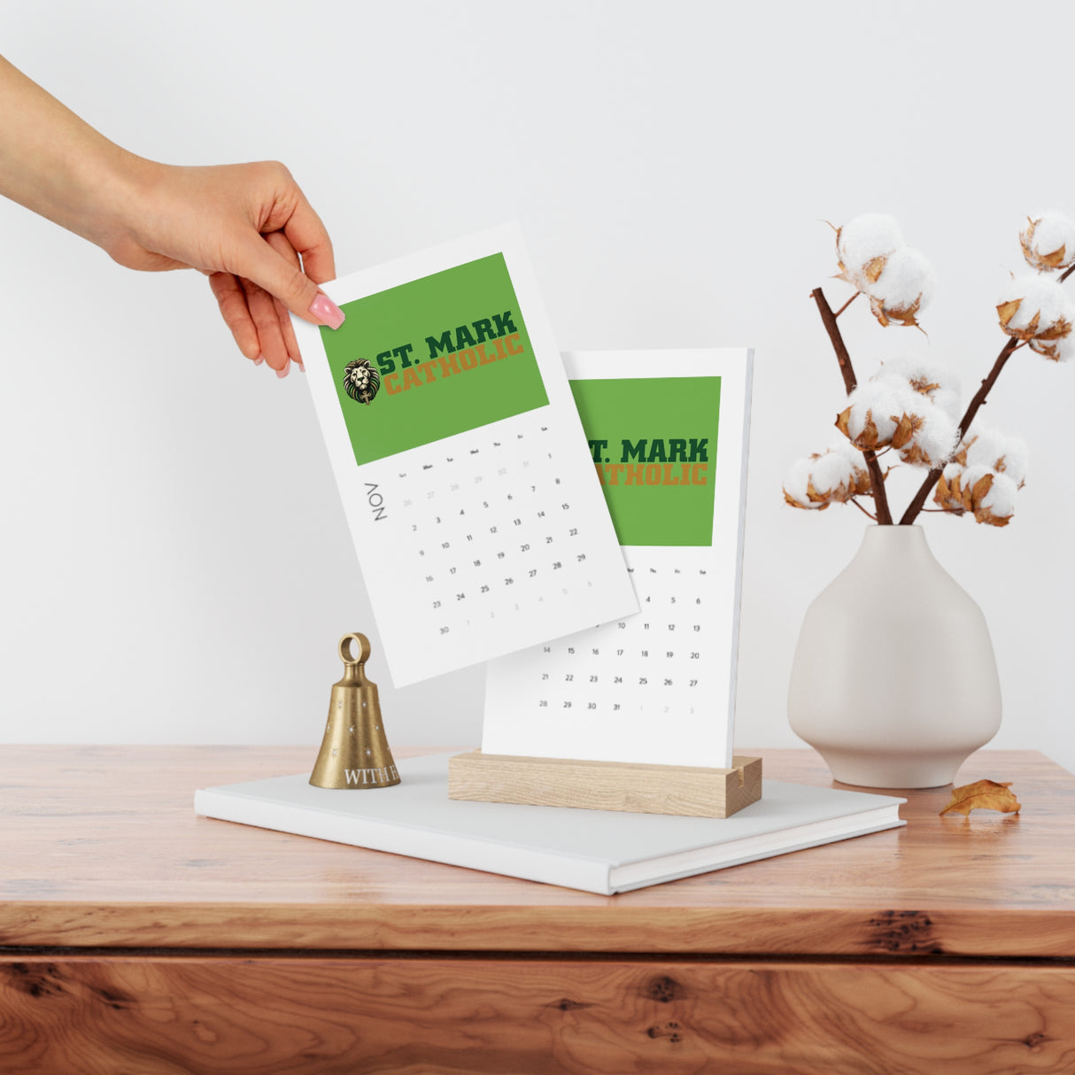 St. Mark Catholic 2025 Vertical Desk Calendar