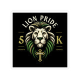 Lion Pride 5K Indoor / Outdoor Stickers