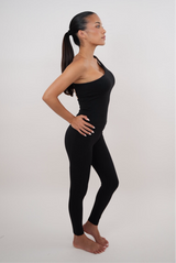 I Am Wealthy Black Comfort Stretch Legging