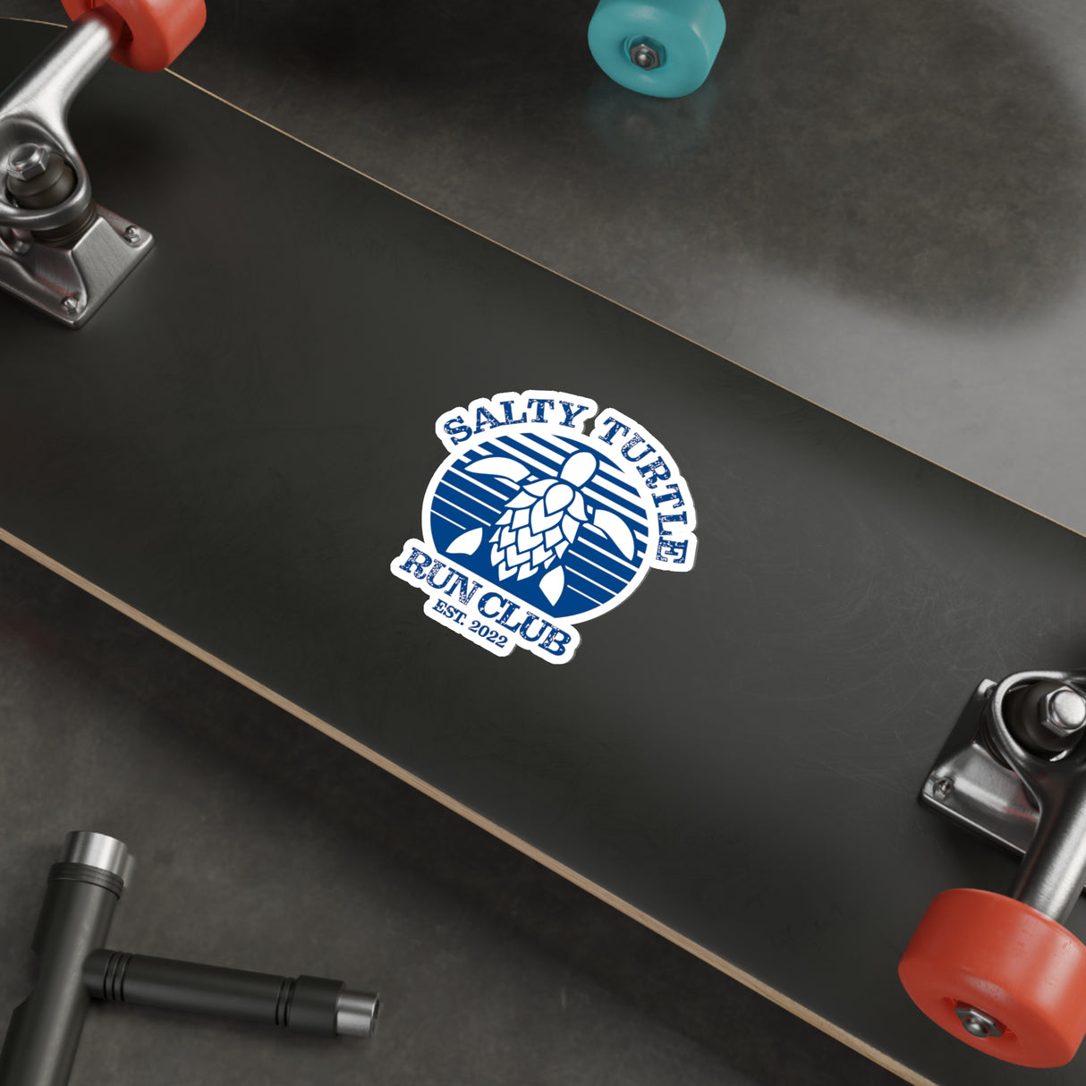 Salty Turtle Run Club Stickers