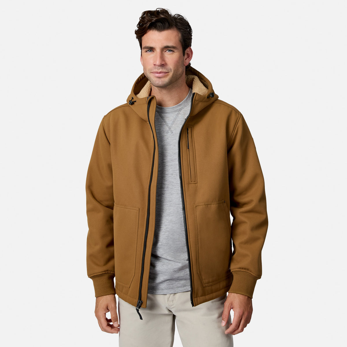 Men's Wind River Burly Canvas Softshell Jacket