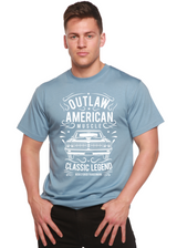 Outlaw American Muscle Spun Bamboo® Men's Bamboo Viscose/Organic Cotton Short Sleeve Graphic T-Shirt