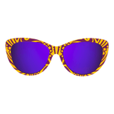 "Don't Ask How I Got These" Mardi Gras Glam G Polarized Sunglasses