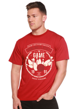 Bowling Playoffs Men's Bamboo Viscose/Organic Cotton Short Sleeve Graphic T-Shirt