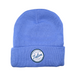 Blue Knit Beanie w/ White Talon Circle Logo