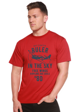 Ruler In The Sky Spun Bamboo® Men's Bamboo Viscose/Organic Cotton Short Sleeve Graphic T-Shirt