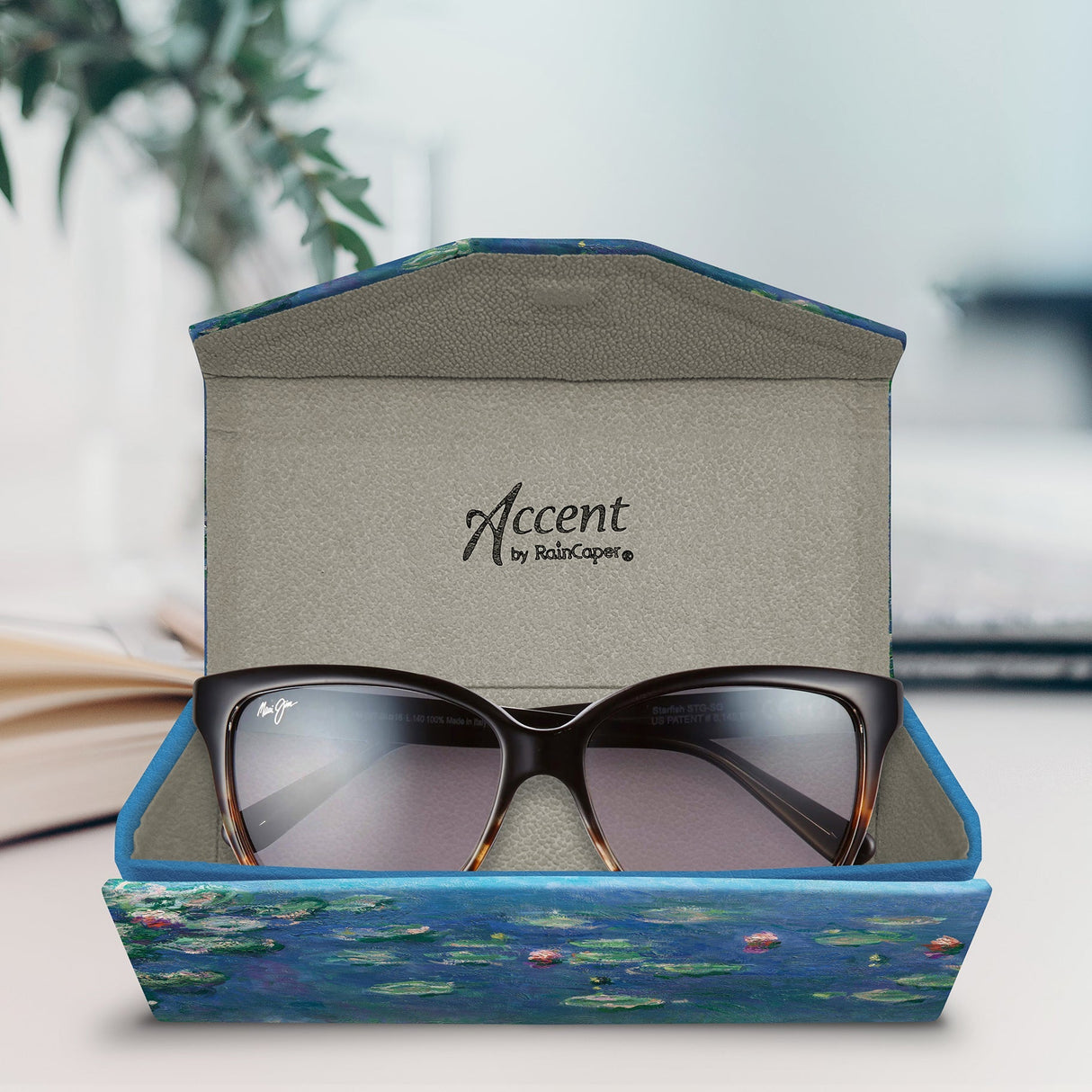 Monet Water Lilies Folding Glasses Case – Compact & Protective
