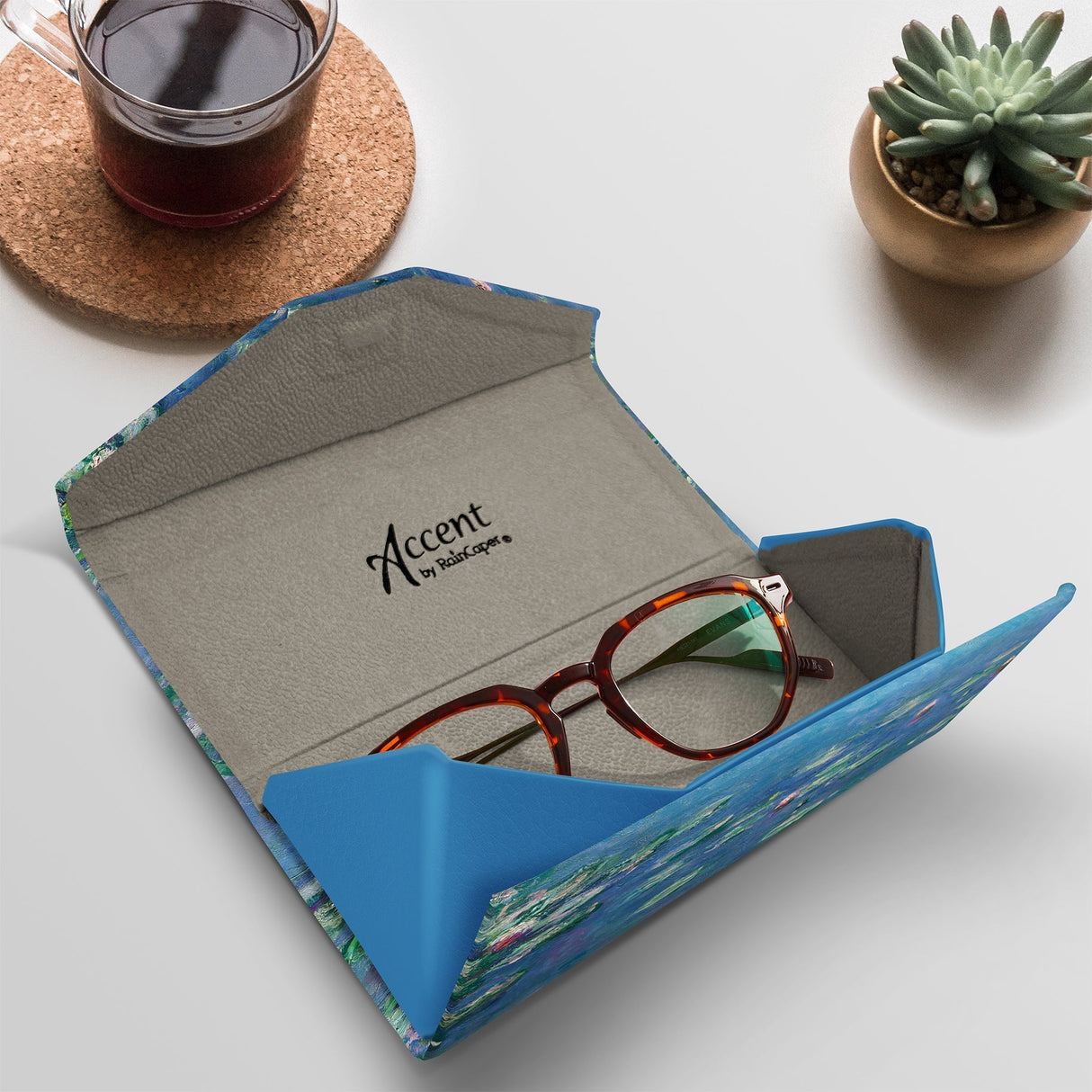 Monet Water Lilies Folding Glasses Case – Compact & Protective