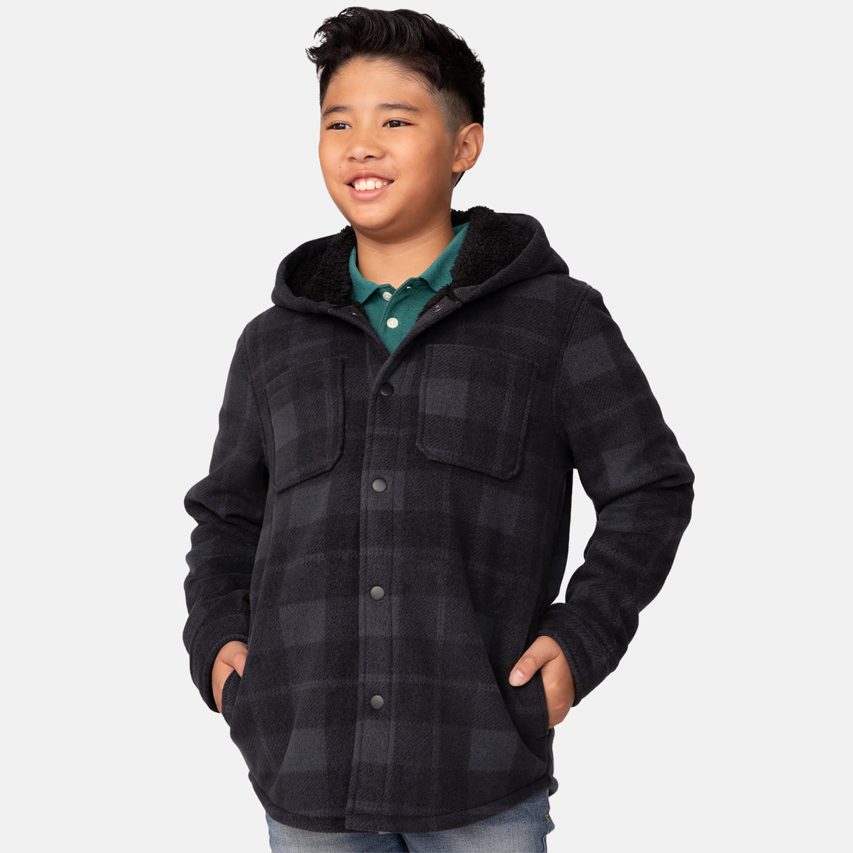 Boys' Chill Out Fleece Shirt Jacket